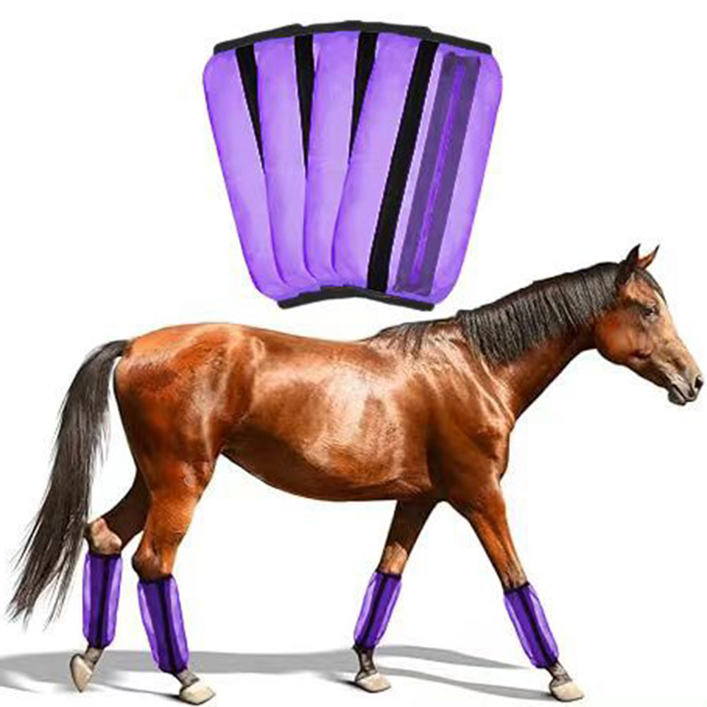Brushing Boot Horse - Stomp-Free Fly Boots For Horses Stomping