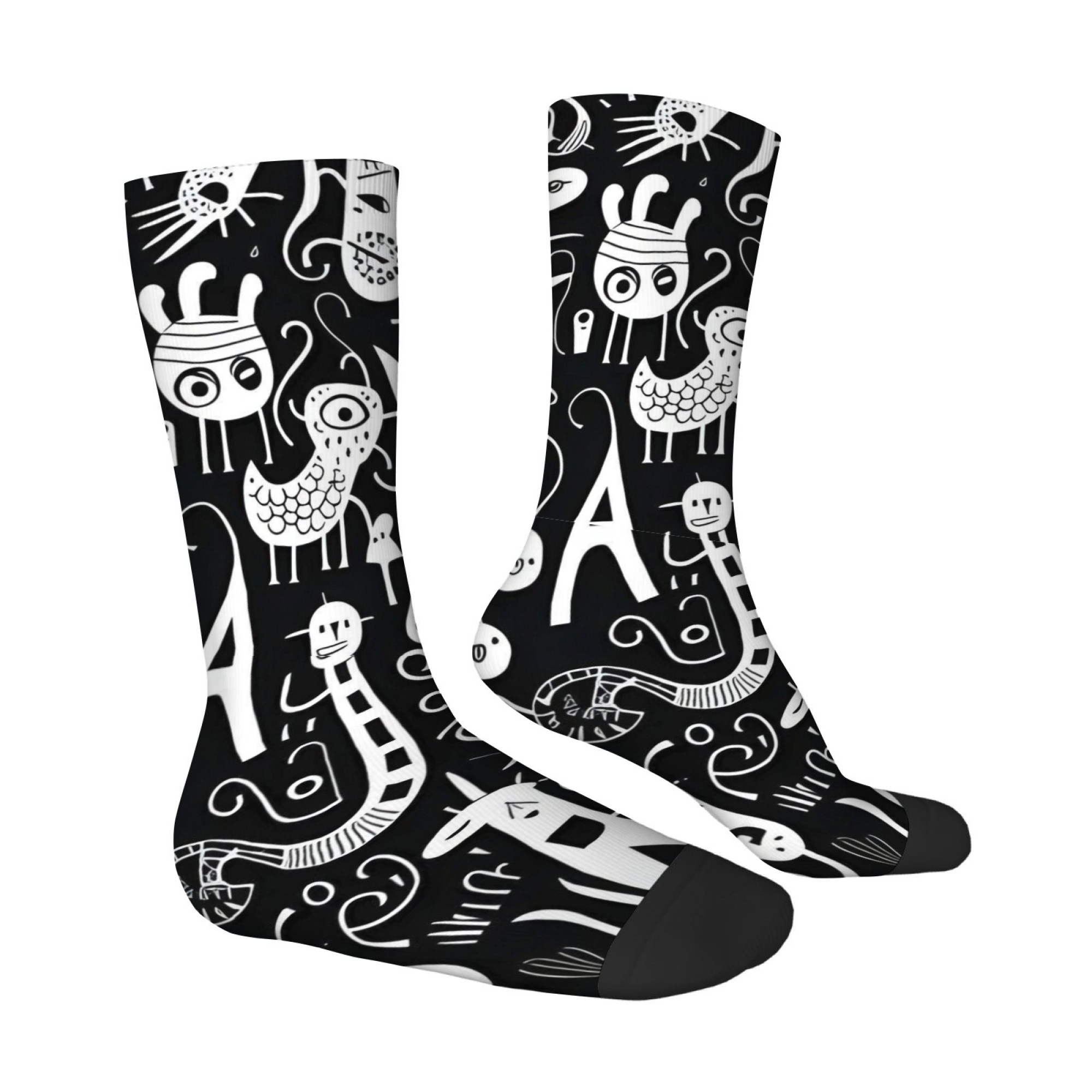 Black White Graffiti Quirky Pr - огляд і ціна Outdoor Sport Hose