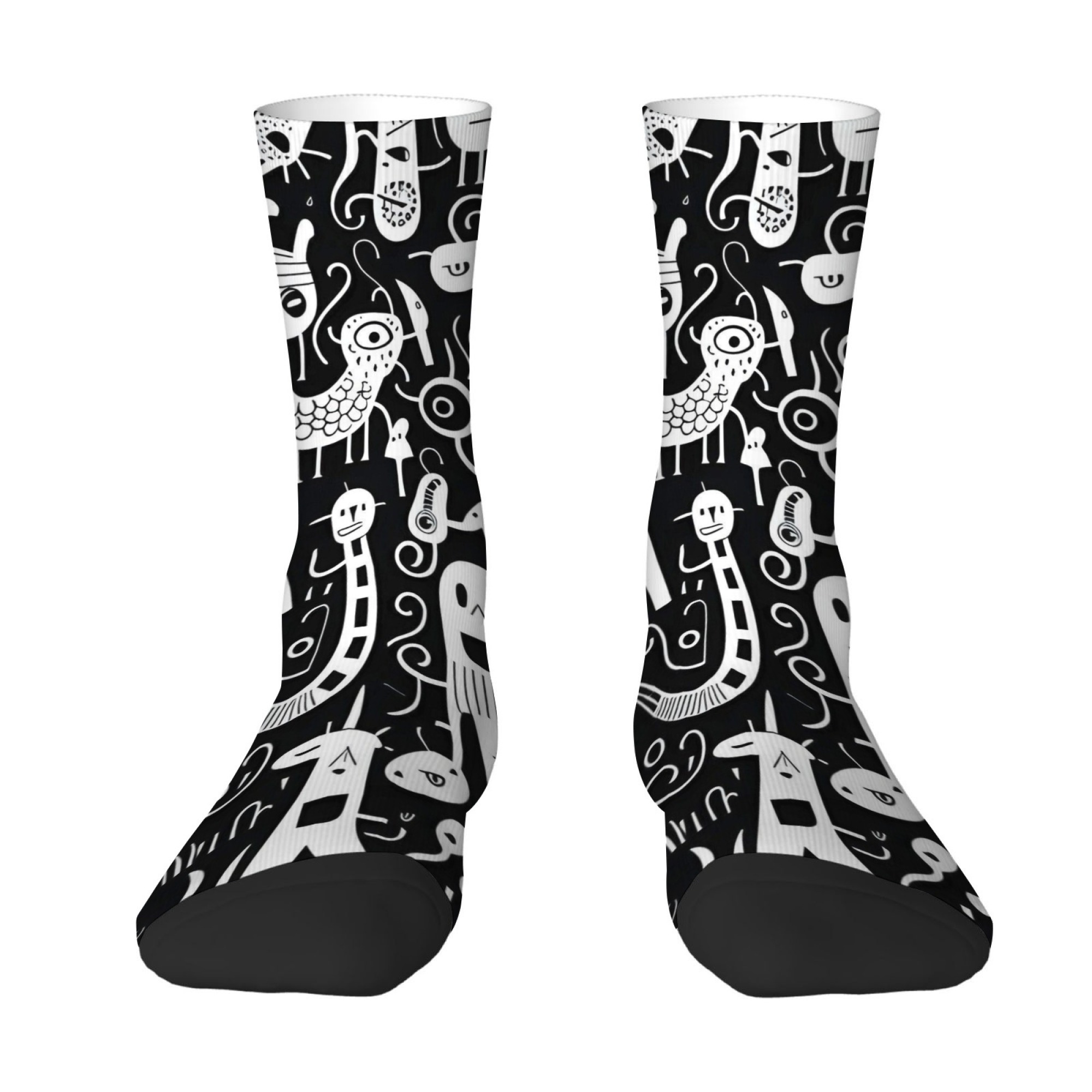 Black White Graffiti Quirky Pr - огляд і ціна Outdoor Sport Hose