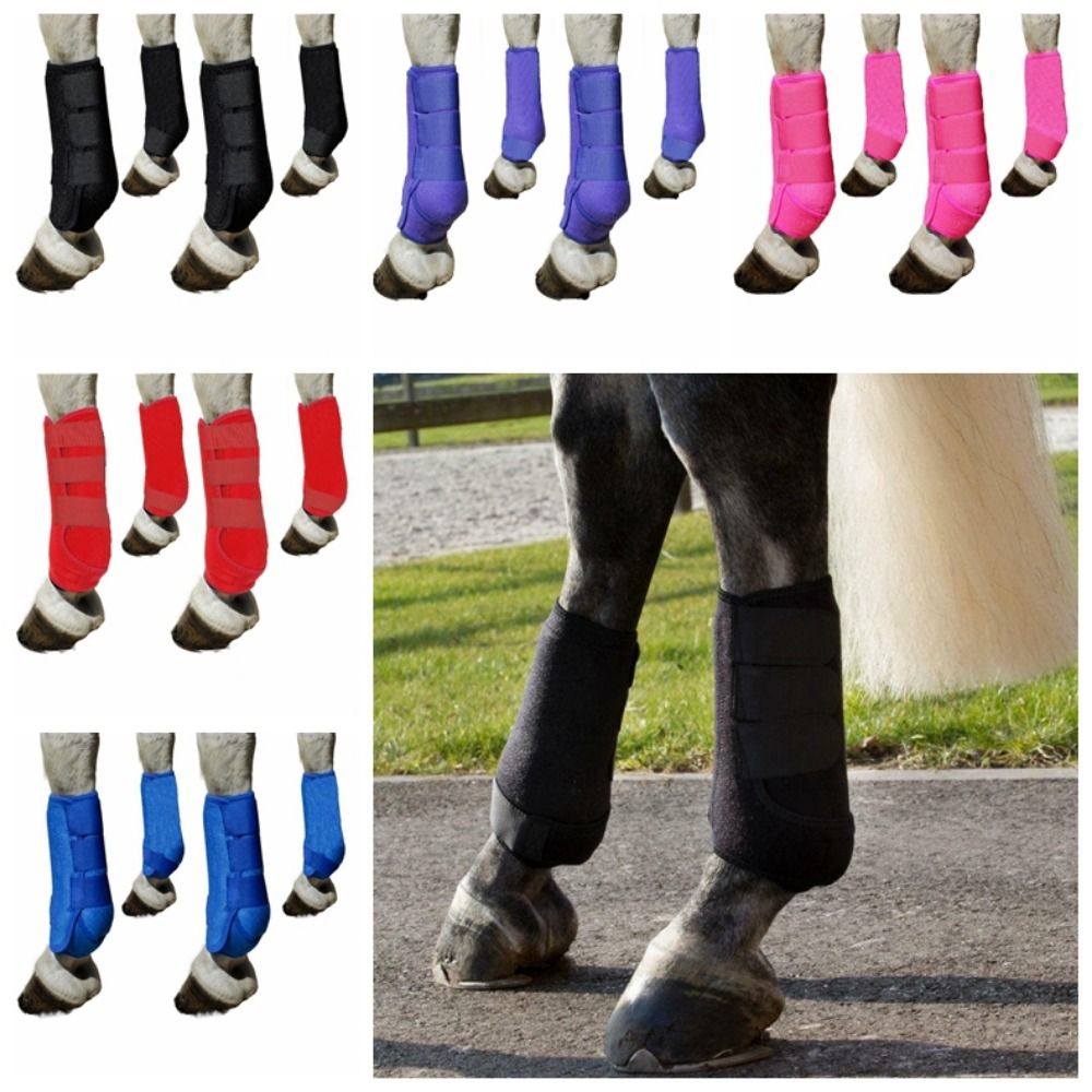 4pcs/set Colorful Horse Sport  - огляд і ціна Brushing Boot Horse
