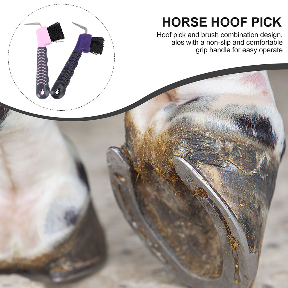 Horse Hoof Pick Cleaning Brush - огляд і ціна Brushing Boot Horse